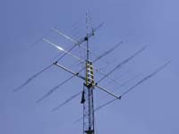 Ladder on mast